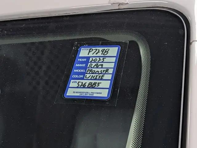 2025 Ram ProMaster 2500 Cargo Van Tradesman Low Roof 136" WB w/Pass Seat