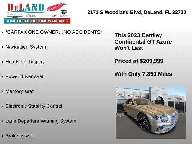 2023 Bentley Continental GT Azure