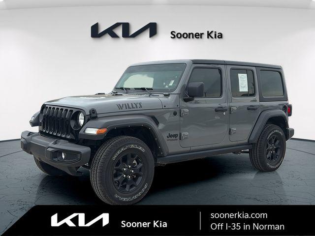 2022 Jeep Wrangler Unlimited Willys Sport 4x4 for sale in Norman, OK