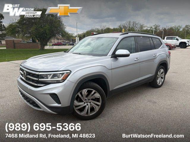 2021 Volkswagen Atlas 3.6L V6 SE w/Technology for sale in Freeland, MI