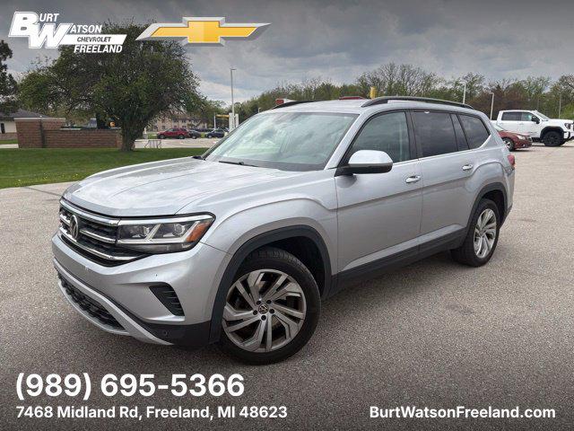 2021 Volkswagen Atlas 3.6L V6 SE w/Technology for sale in Freeland, MI