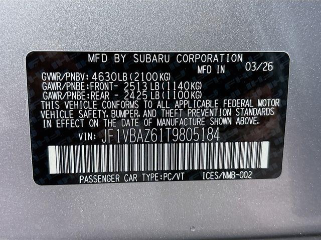 2026 Subaru WRX tS