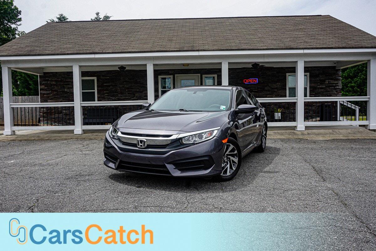Gray (Modern Steel Metallic) 2016 Honda Civic Sedan Front-Wheel Drive Automatic