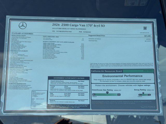 2026 Mercedes-Benz Sprinter 2500 Unknown
