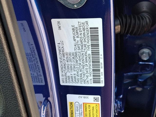 2026 Honda Accord Sedan Sport