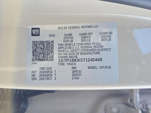 2026 GMC Canyon Elevation, RWD
