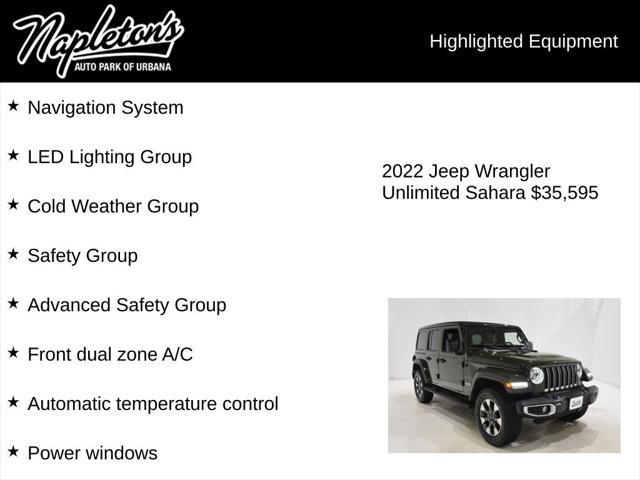 2022 Jeep Wrangler Unlimited Sahara 4x4