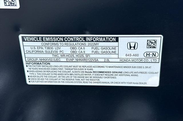 2022 Honda Civic Sport