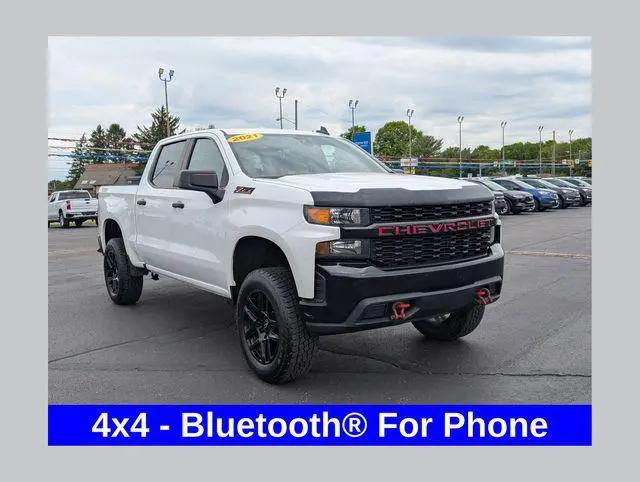 2021 Chevrolet Silverado 1500 4WD Crew Cab Short Bed Custom Trail Boss for sale in Newark, OH