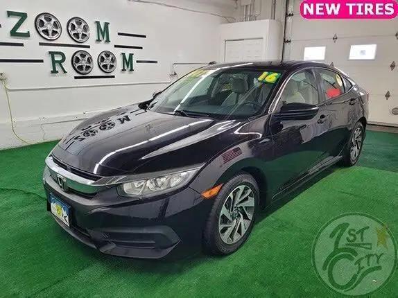 2016 Honda Civic EX for sale in Rochester, NH
