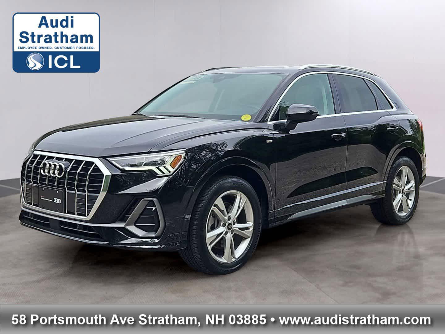 Mythos Black Metallic 2023 Audi Q3 quattro Premium Plus S Line 45 TFSI SUV / Crossover All-Wheel Drive 8-Speed Automatic
