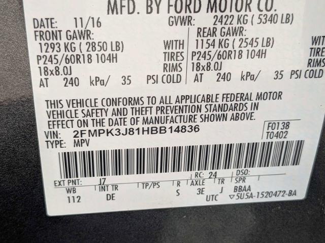 2017 Ford Edge SEL