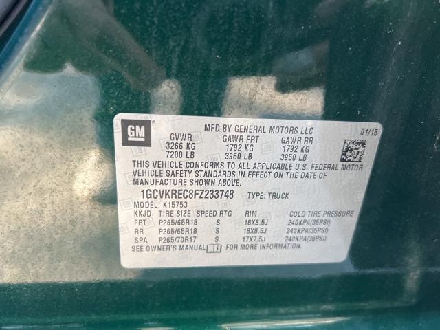 2015 Chevrolet Silverado 1500 1LT