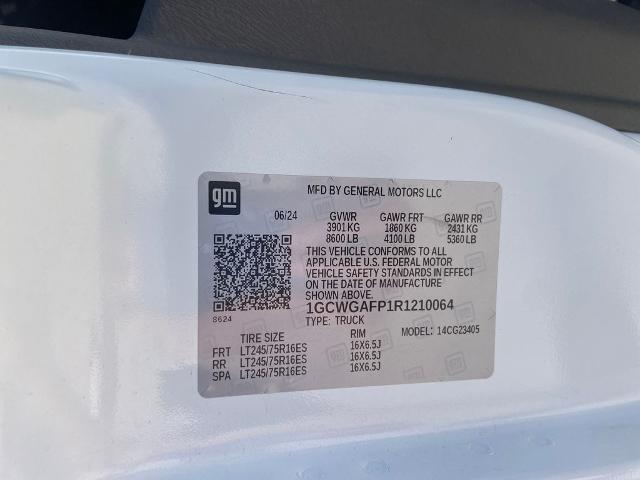 2024 Chevrolet Express Cargo Van RWD 2500 Regular Wheelbase WT