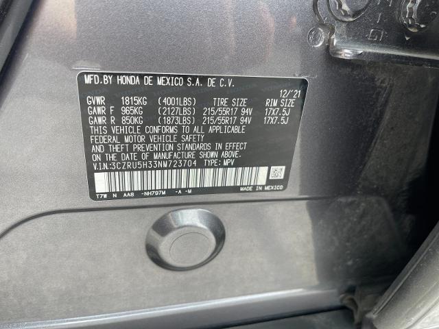 2022 Honda HR-V 2WD LX