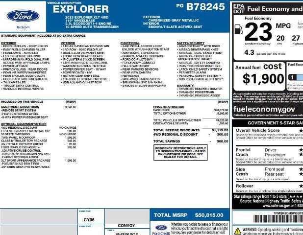 2023 Ford Explorer XLT