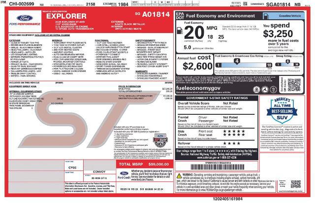 2025 Ford Explorer ST for sale in Genoa, OH