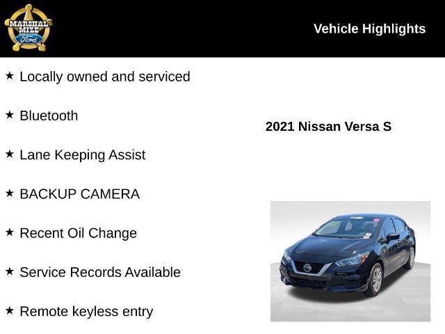 2021 Nissan Versa S 5-Speed Manual Transmission