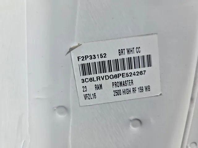 2023 Ram ProMaster 2500 Cargo Van High Roof 159" WB