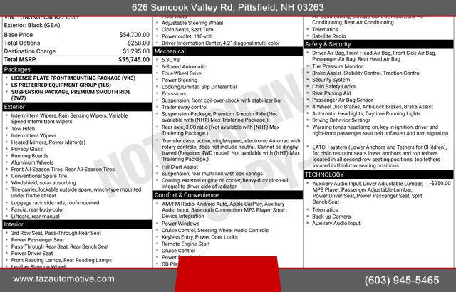 2020 Chevrolet Suburban 4WD LS