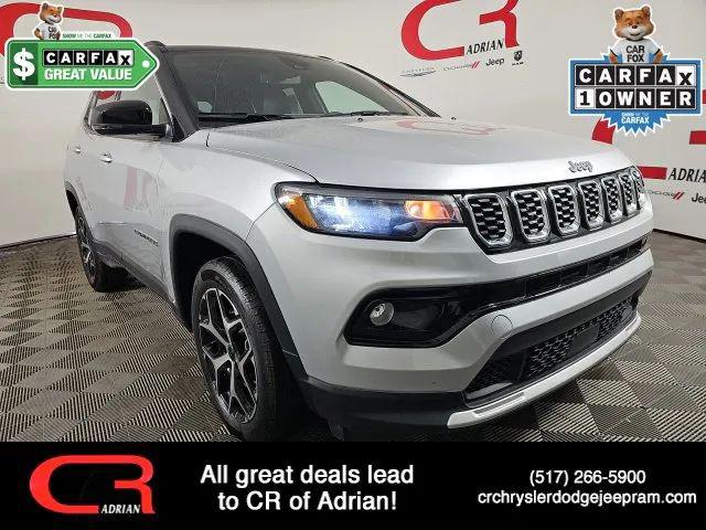 2025 Jeep Compass Limited 4x4 for sale in Adrian, MI