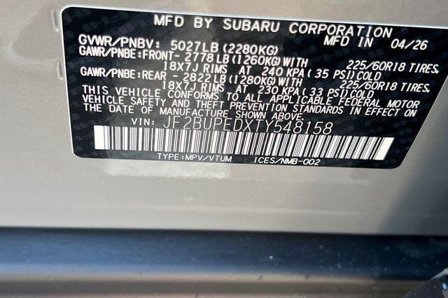 2026 Subaru Outback Touring