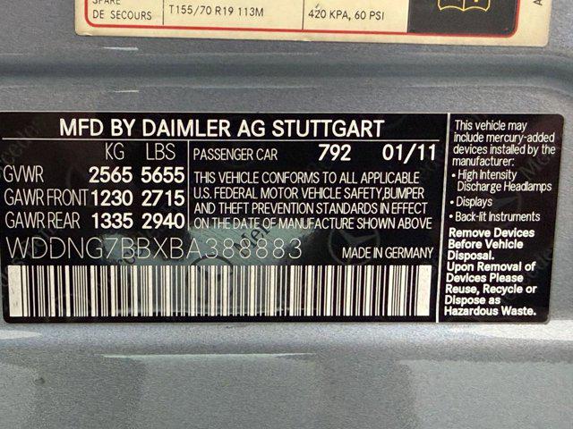 2011 Mercedes-Benz S 550 S 550