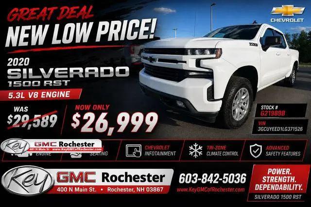 2020 Chevrolet Silverado 1500 4WD Crew Cab Short Bed RST for sale in Rochester, NH