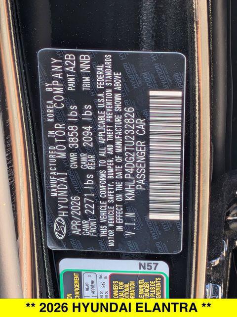 2026 Hyundai Elantra Limited