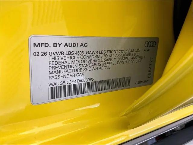 2026 Audi S3 TFSI quattro S tronic
