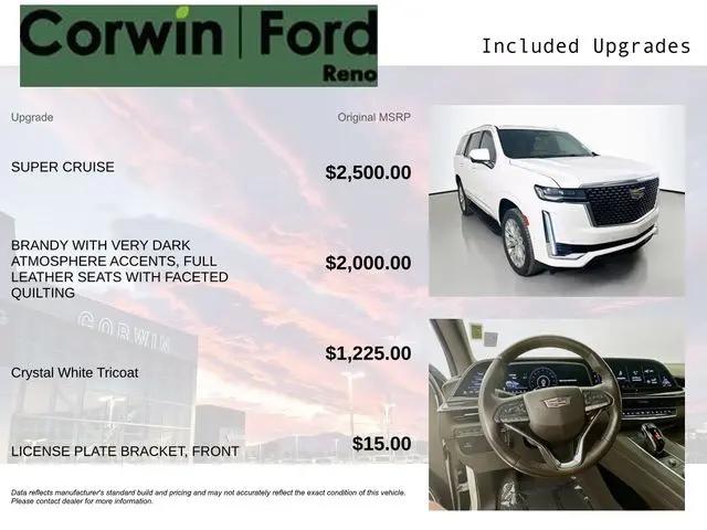 2022 Cadillac Escalade 4WD Premium Luxury