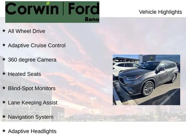 2021 Toyota Highlander Hybrid Platinum