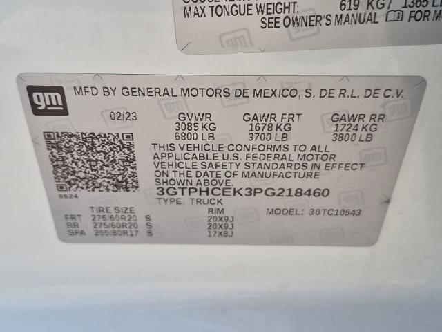 2023 GMC Sierra 1500 2WD Crew Cab Short Box Elevation