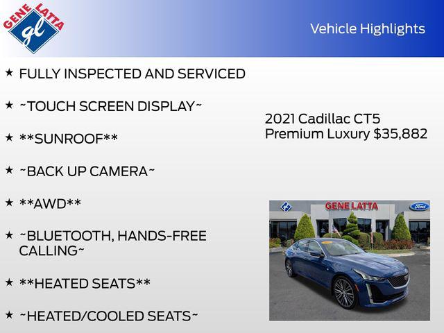2021 Cadillac CT5 Premium Luxury