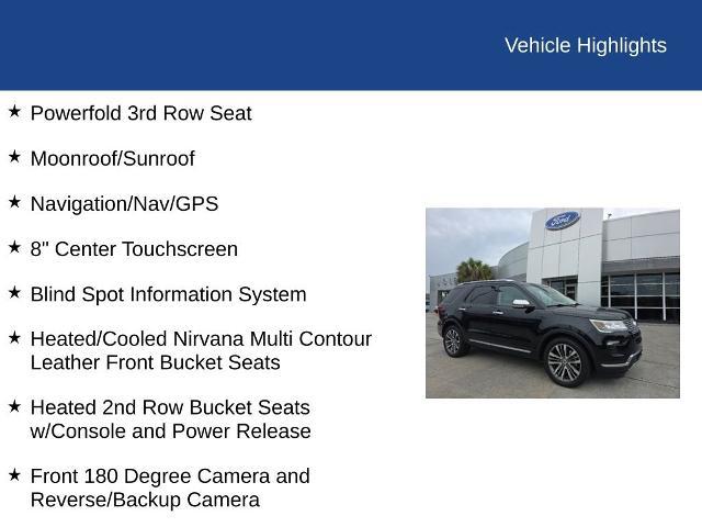 2019 Ford Explorer Platinum