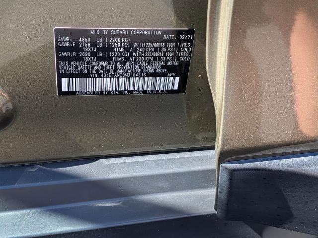2021 Subaru Outback Limited