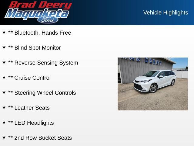 2022 Toyota Sienna XLE 7 Passenger