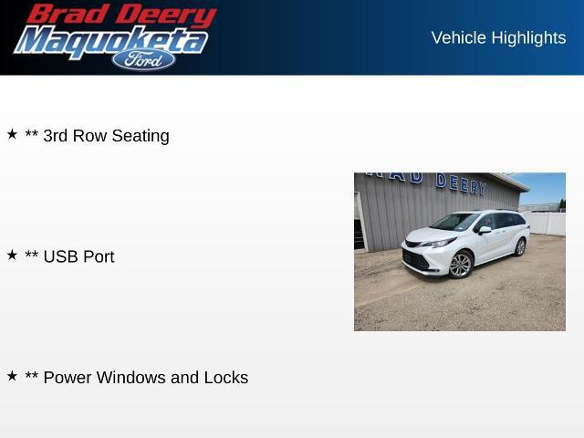 2022 Toyota Sienna XLE 7 Passenger