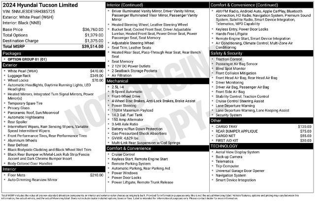 2024 Hyundai Tucson Limited