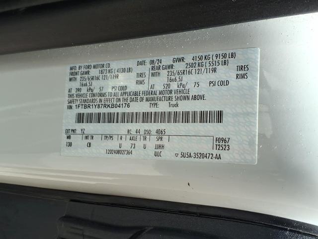 2024 Ford Transit Cargo Van Unknown