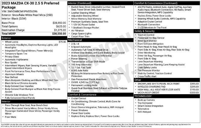 2023 Mazda CX-30 2.5 S Preferred