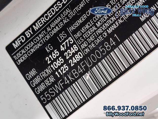 2015 Mercedes-Benz C-CLASS C 300 4MATIC