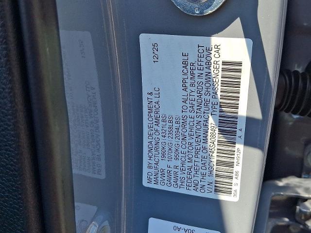 2025 Honda Accord Sedan SE