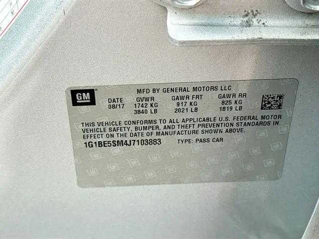 2018 Chevrolet Cruze LT Auto
