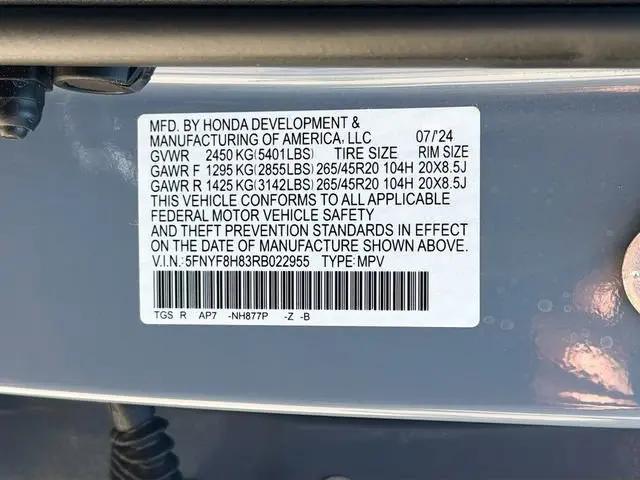 2024 Honda Passport AWD Black