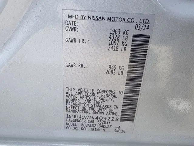 2024 Nissan Altima SR FWD