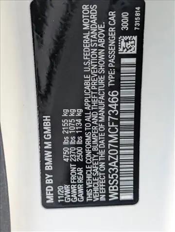 2021 BMW M4 Standard