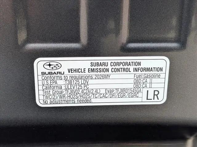 2026 Subaru WRX tS