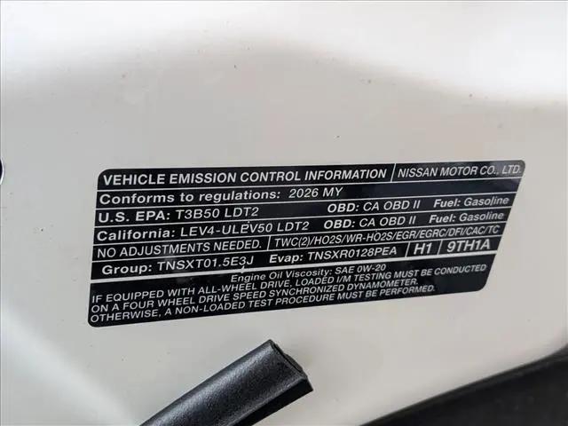 2026 Nissan Rogue SV
