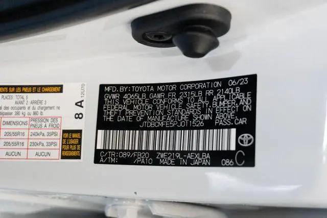2023 Toyota Corolla Hybrid LE